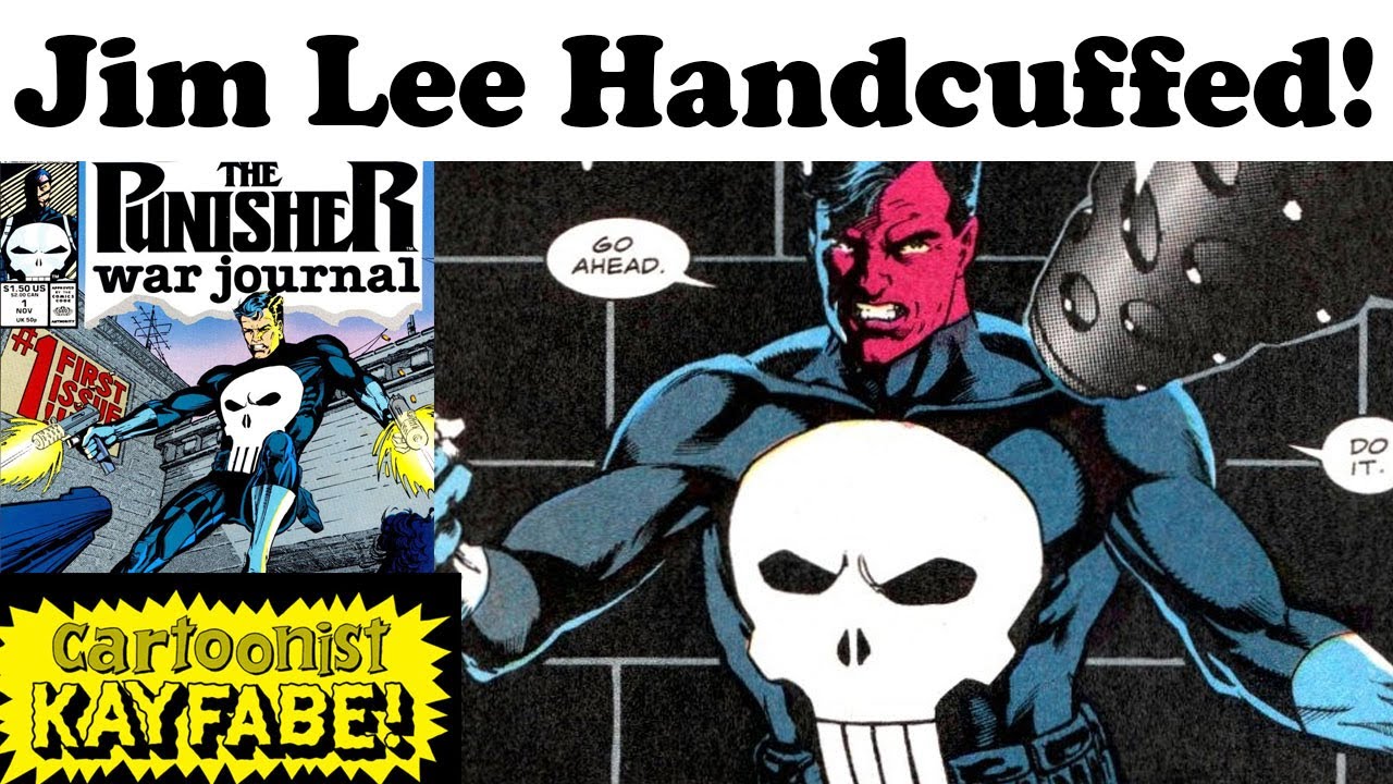 JIM LEE HANDCUFFED by CARL POTTS! Punisher War Journal issue 1 is Super Restrained and Convoluted.