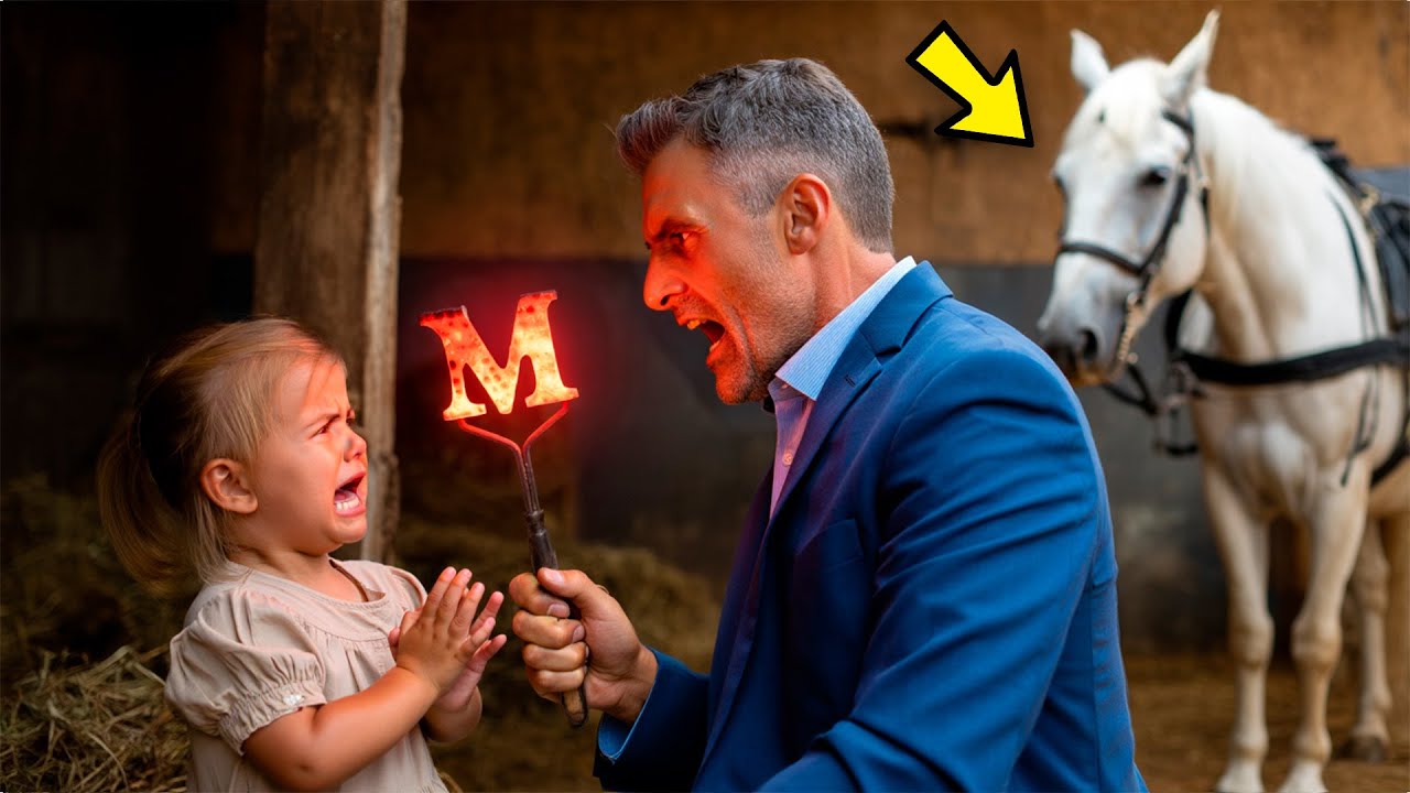 HOMEM RICO DECIDE PUNIR MENDIGA FAMINTA com FERRO QUENTE, mas o CAVALO viu tudo e…