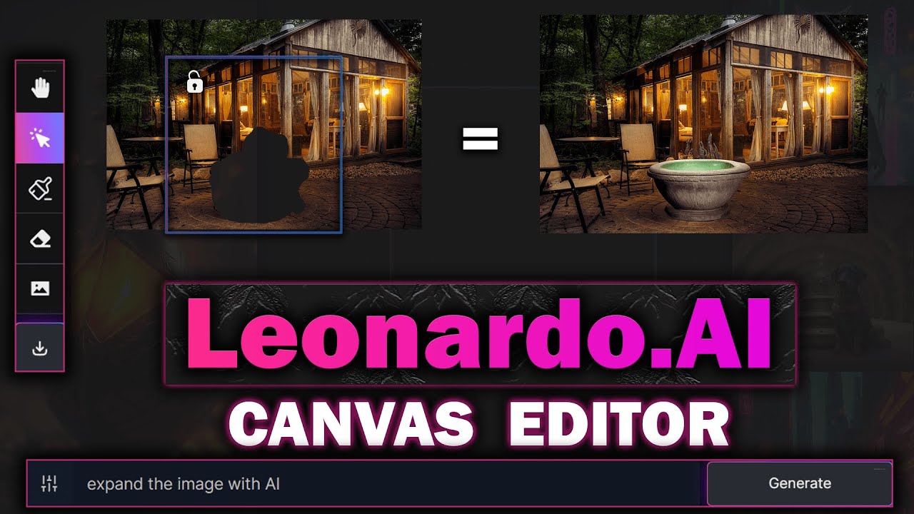 Leonardo AI Canvas Editor &mdash; базовая обработка изображений
