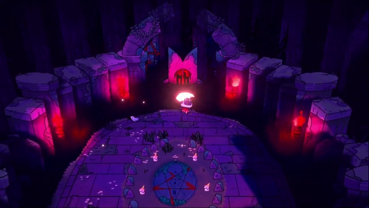 My first time playing cult of the lamb except My mic wasn