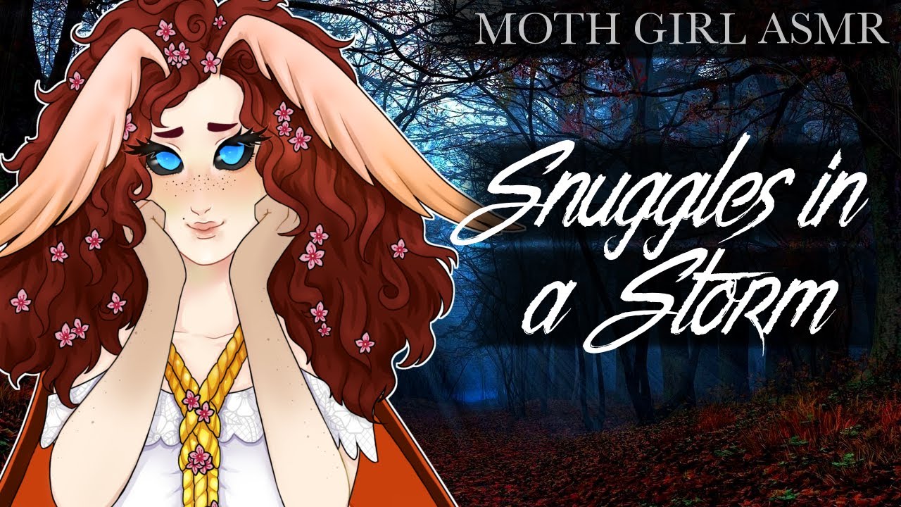 Snuggles in a Storm || Moth Girl ASMR RP {Cuddles & Kisses} {Cozy Vibes}