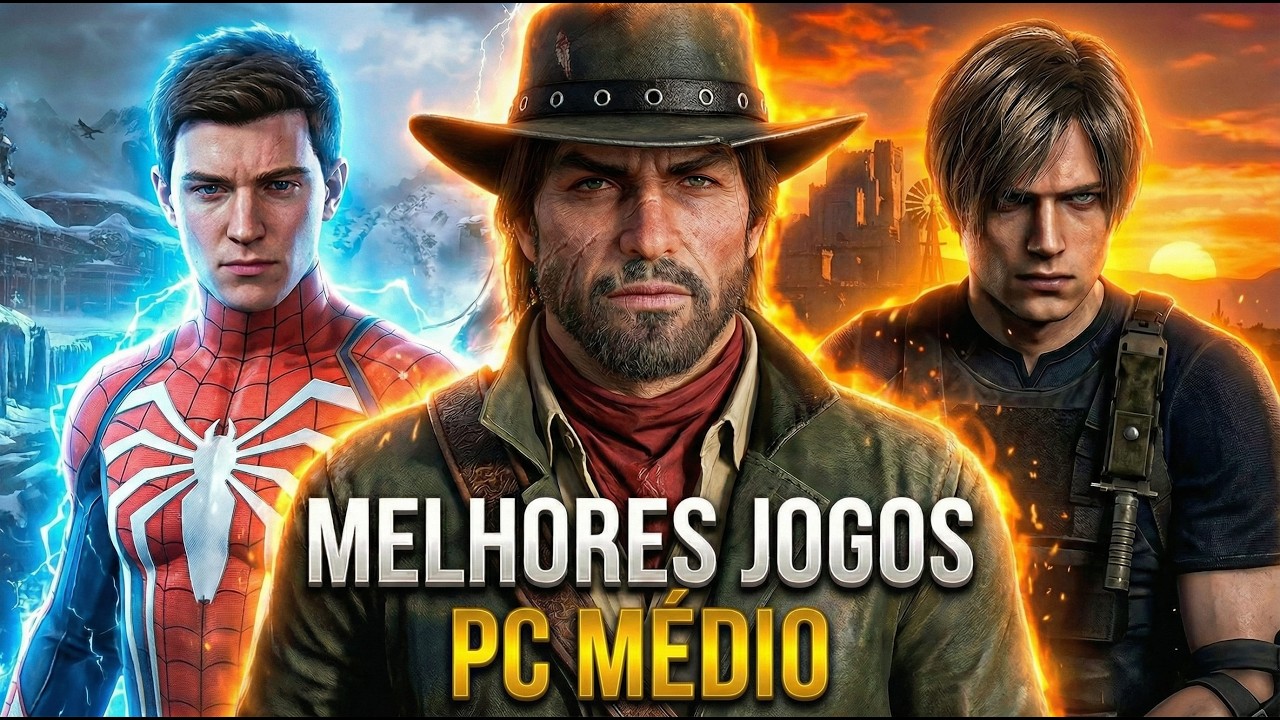 🥇OS 60 MELHORES JOGOS PARA PC M&Eacute;DIO (ATUALIZADO 2026)