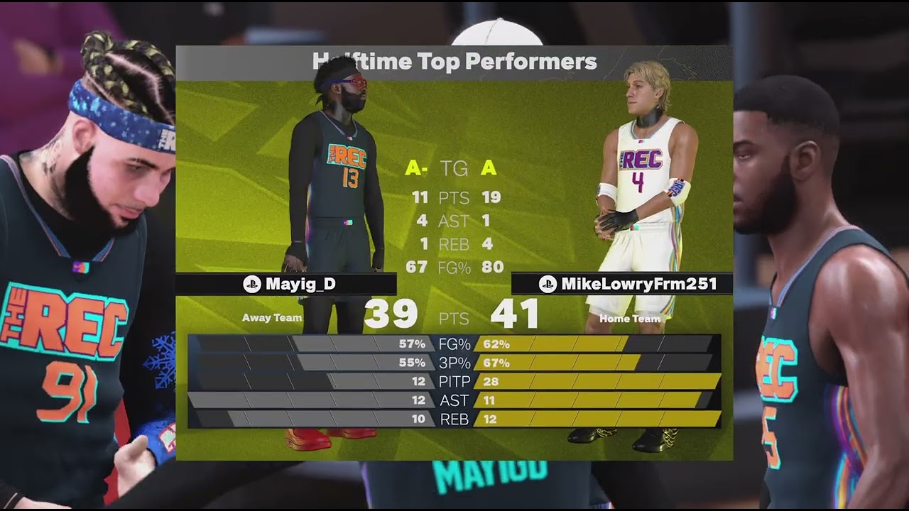 NBA 2K26: 23 PTS 7 REB 6 AST 1 STL