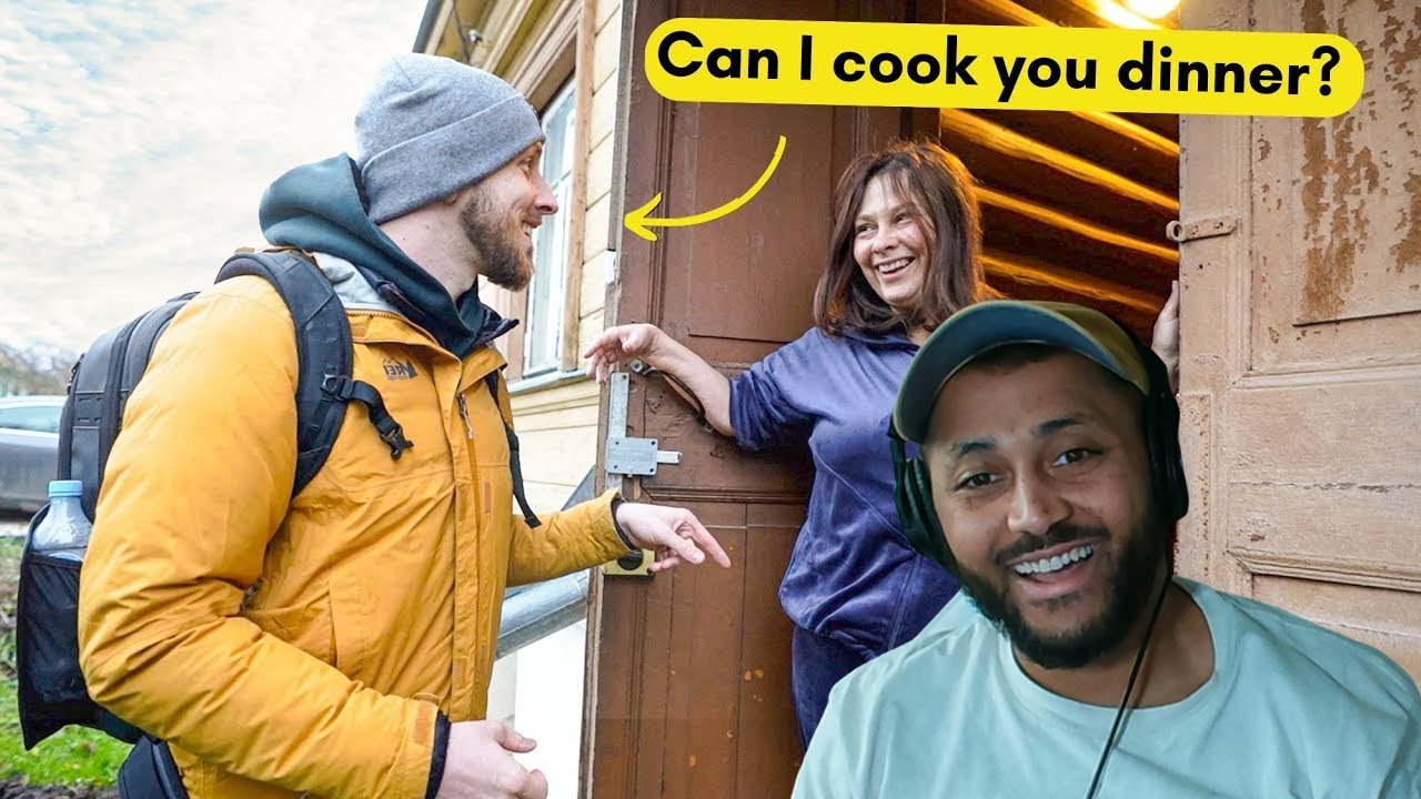 Asking Strangers in Russia to Cook Them Dinner in THEIR Home | JoeyTheBandit Reacts |