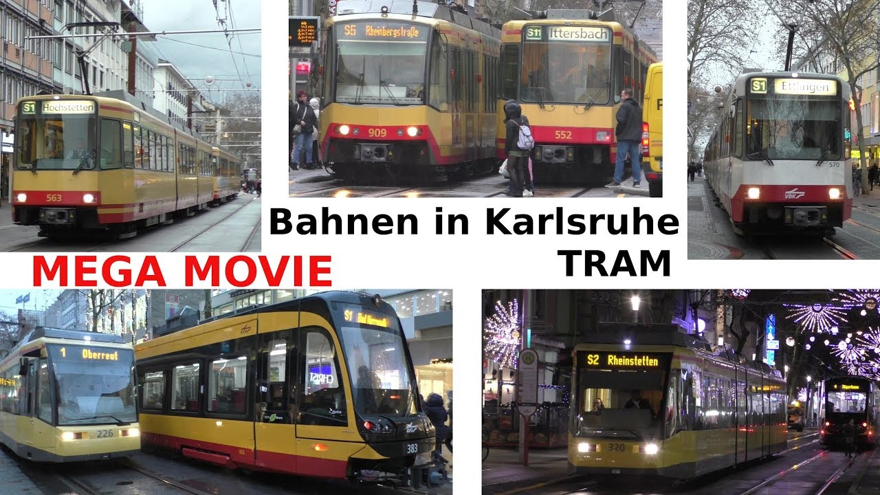 TRAM MEGA MOVIE Straßenbahn & Stadtbahn Karlsruhe
