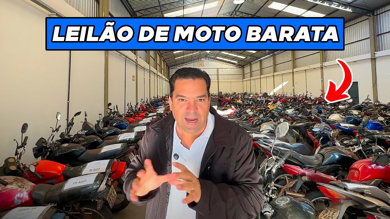 LEILÃO DE MOTOS SEMINOVAS ESCONDIDAS NO GALPÃO SECRETO *barato*