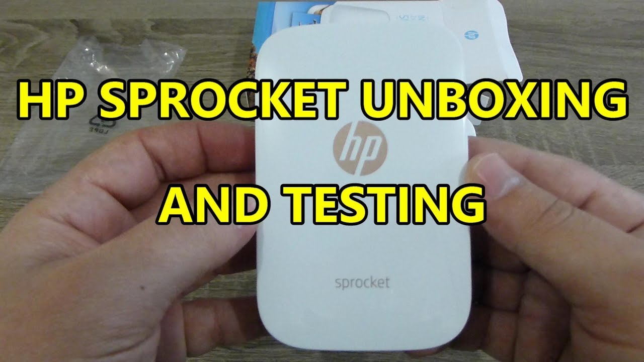 HP SPROCKET Printer Unboxing|Setting up|Printing