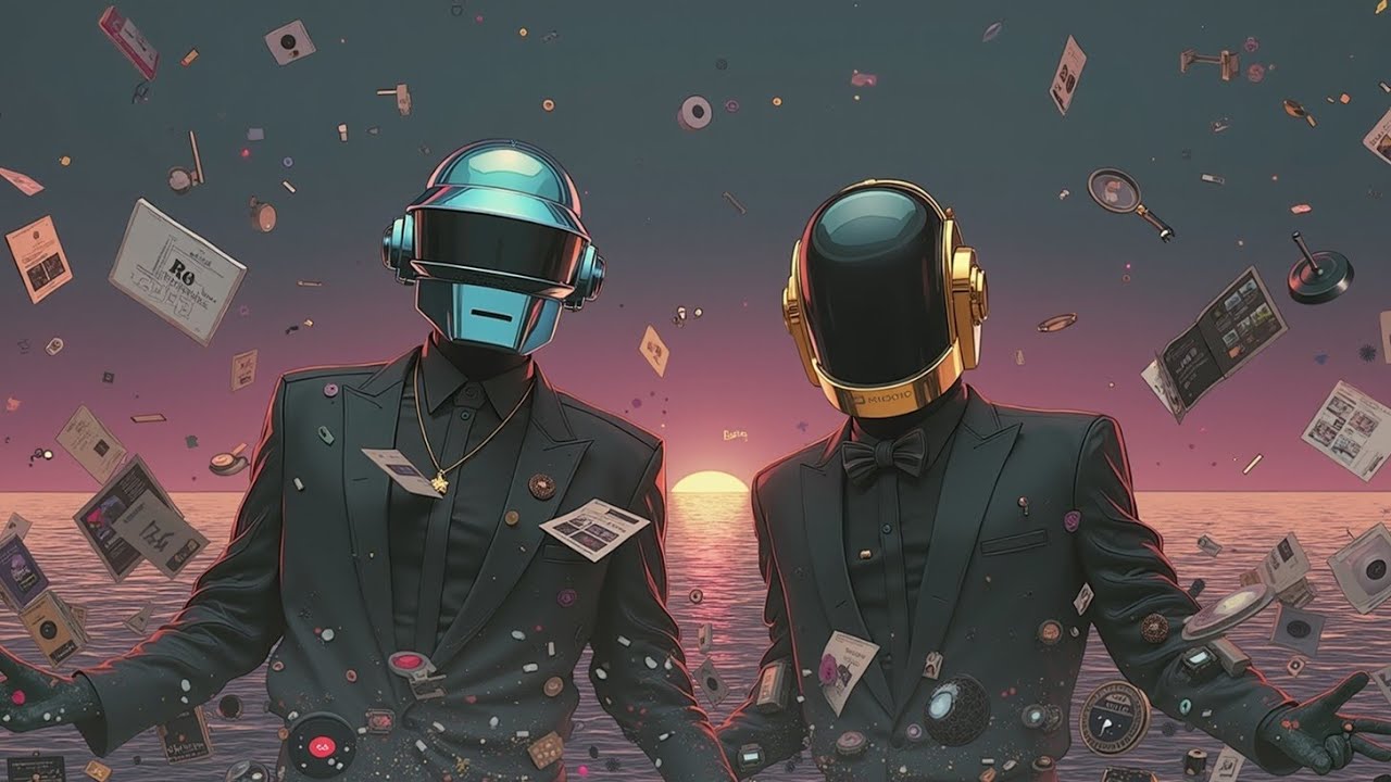 Вайб Daft Punk | Ретро-чилл электронный микс для ночных поездок и неоновых грувов