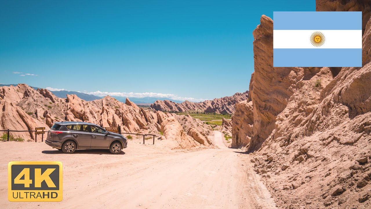 drive from CAFAYATE to CACHI - ARGENTINIA [4K]