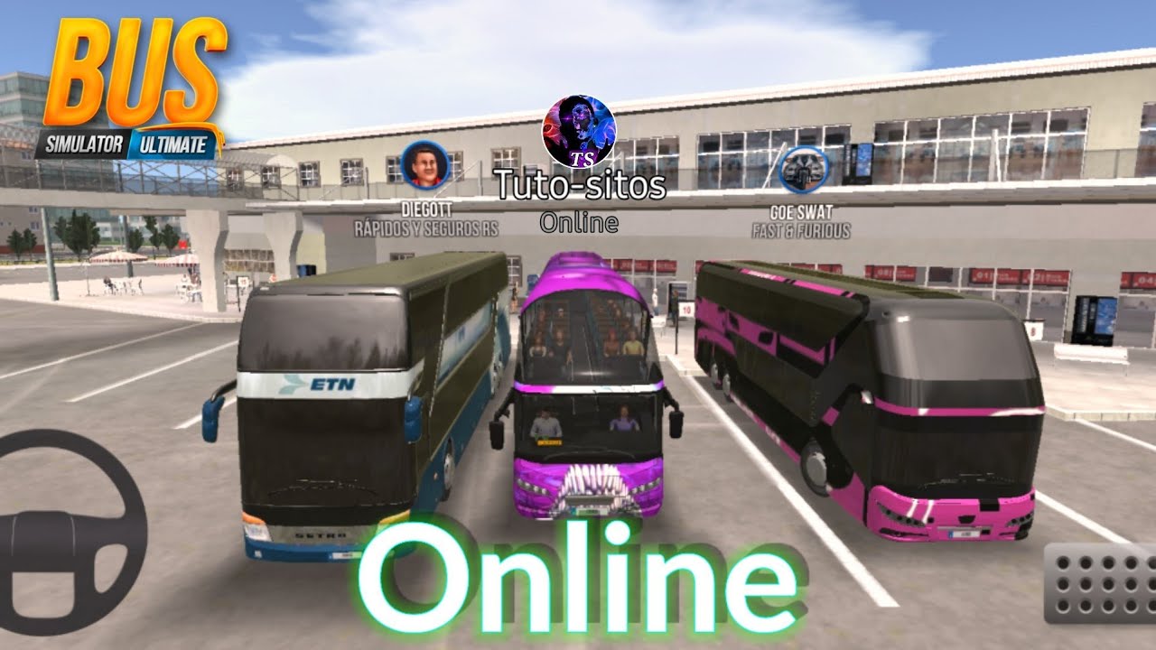 como jugar Online en bus simulator ultimate// multiplayer