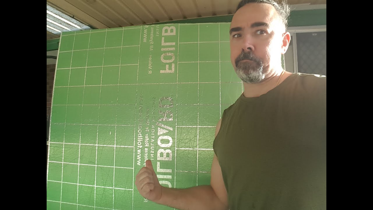 Metal garage + Bunnings Foilboard Insulation - Before & After results