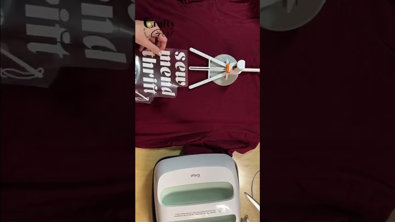 I made this tee in 5 minutes!  #cricutprojects #diytee #htv #printedtee #cricutinspiration