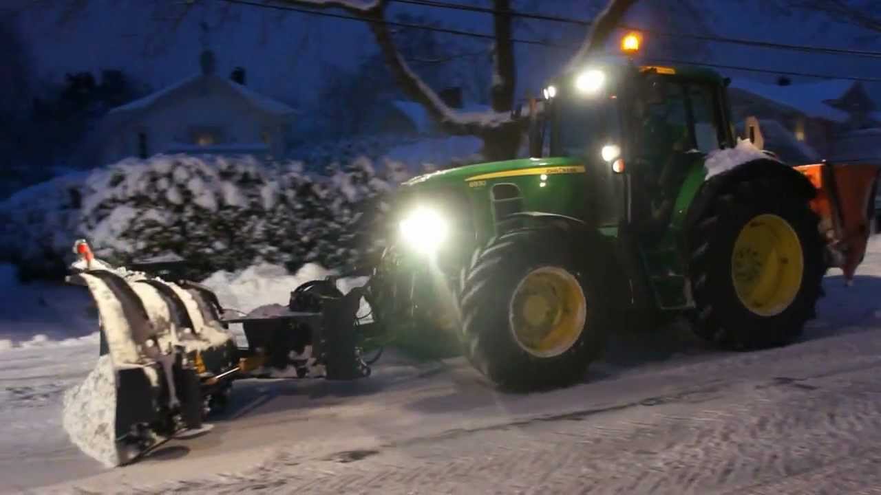 John Deere 6930, Case 621D XT & Volvo L70F - Snowremoval - HD