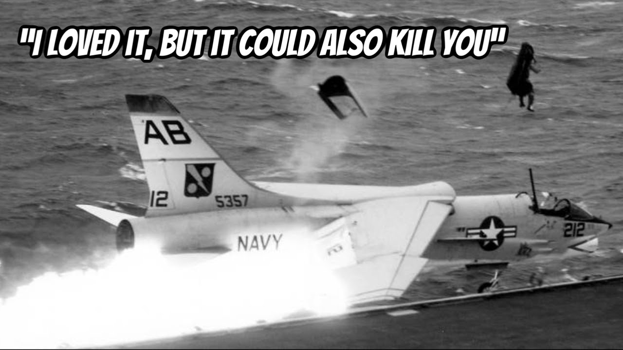 Полеты, бои и катапультирование из F-8 Crusader