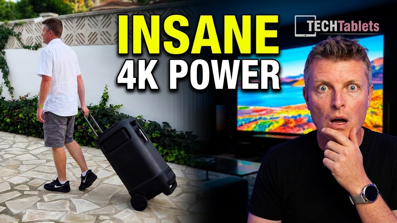 This Mobile 4k Theatre Station Blew Me Away! soundcore Nebular X1 Pro Review