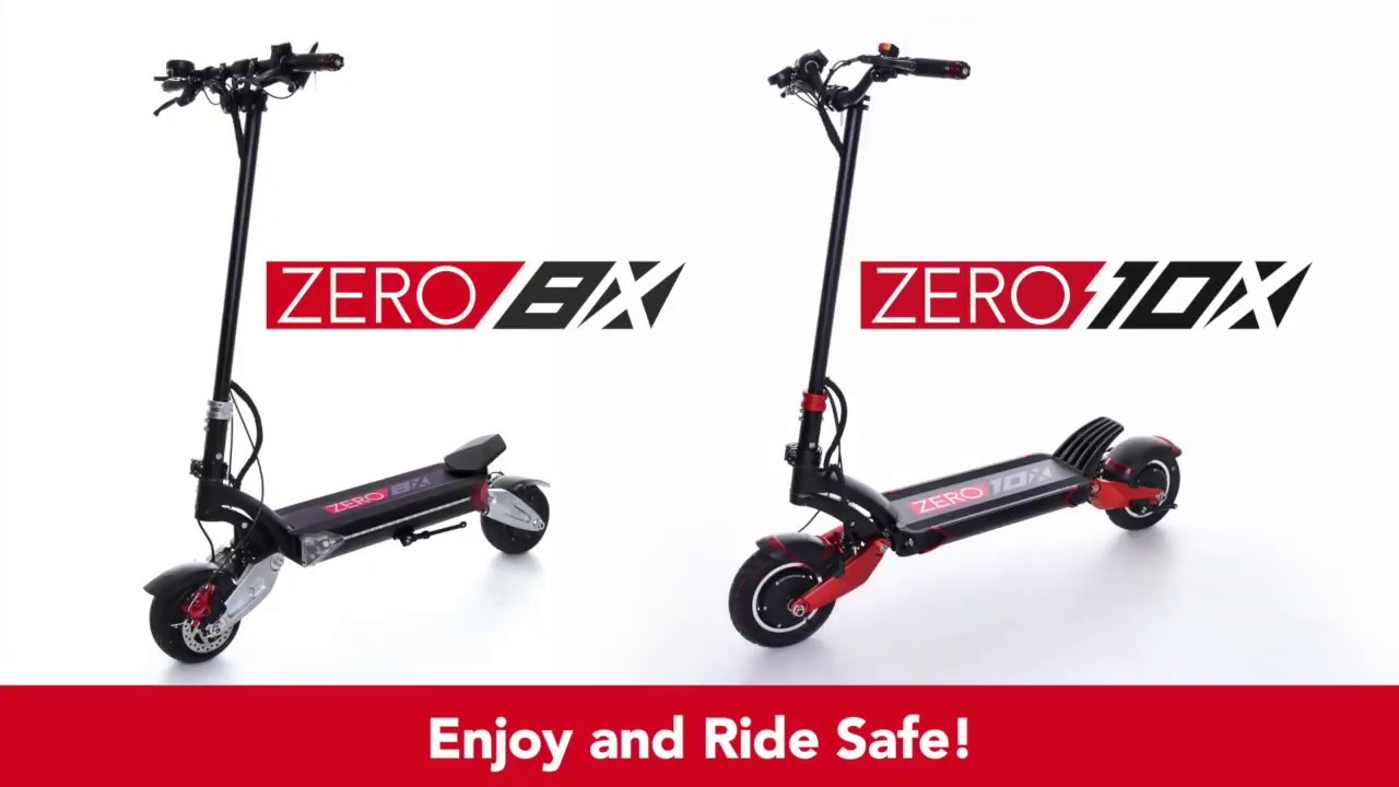 ZERO 8X vs. ZERO 10X Electric Scooter by ZERO Macedonia
