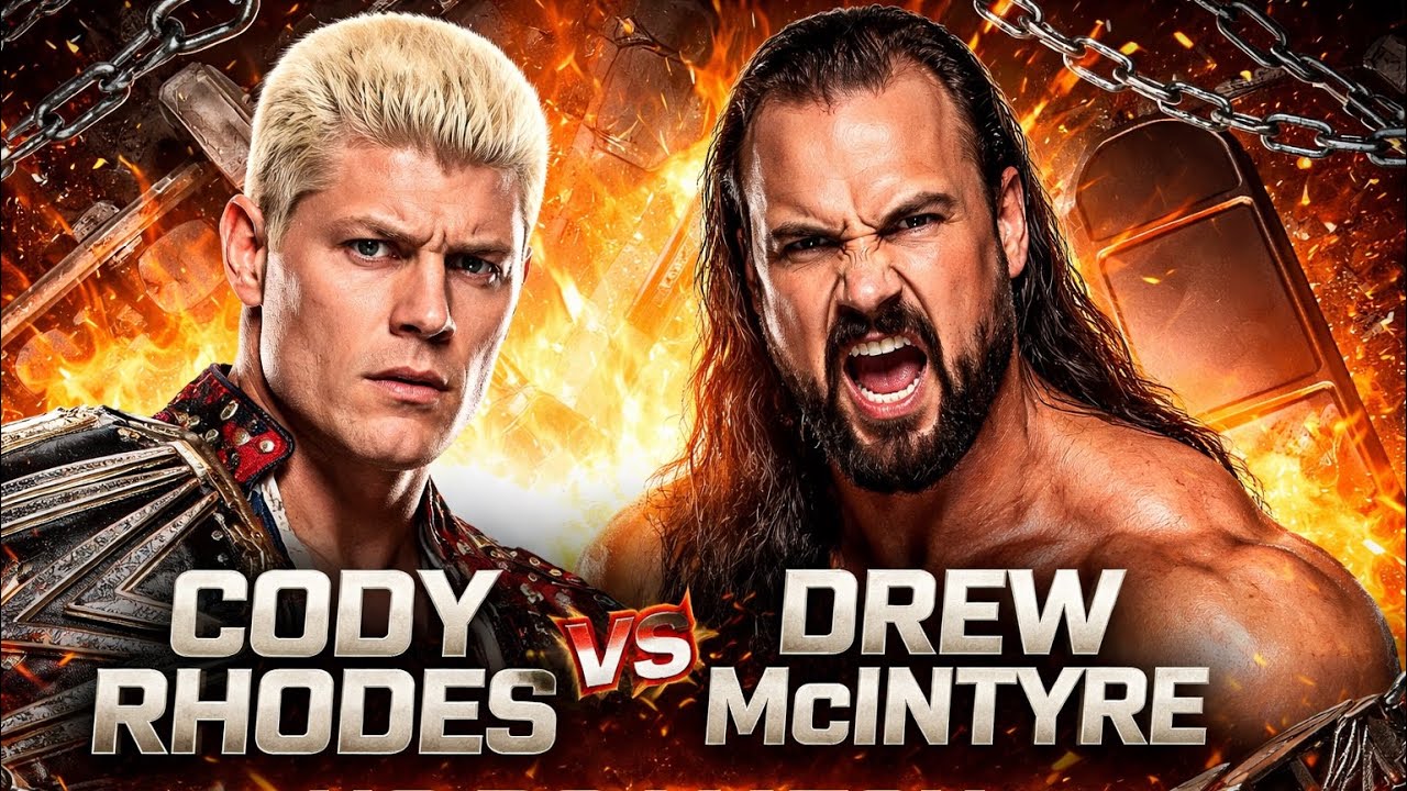 Cody Rhodes vs Drew McIntyre – NO DISQUALIFICATION MATCH | Absolute Chaos 🔥 