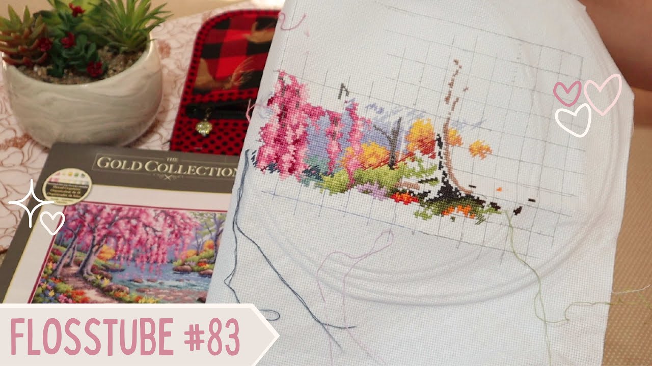 Flosstube #83 Parte 2 de Proyectos en Progreso 🌷 Mamá 💕 Bordando un Poquito #flosstube #puntodecruz