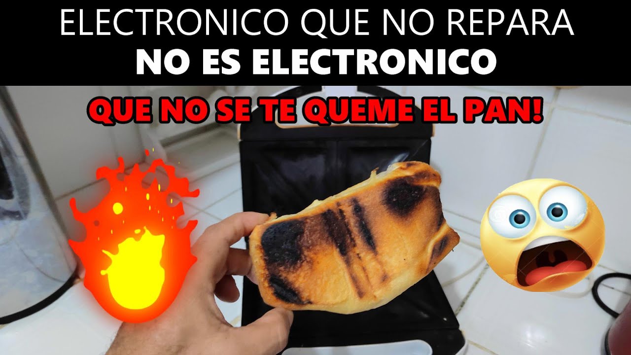 ✅COMO ELECTRONICO DEBES SABER ESTO 👀 👉 COMO REPARAR UNA WAFLERA ELECTRICA - TEORIA y PRACTICA
