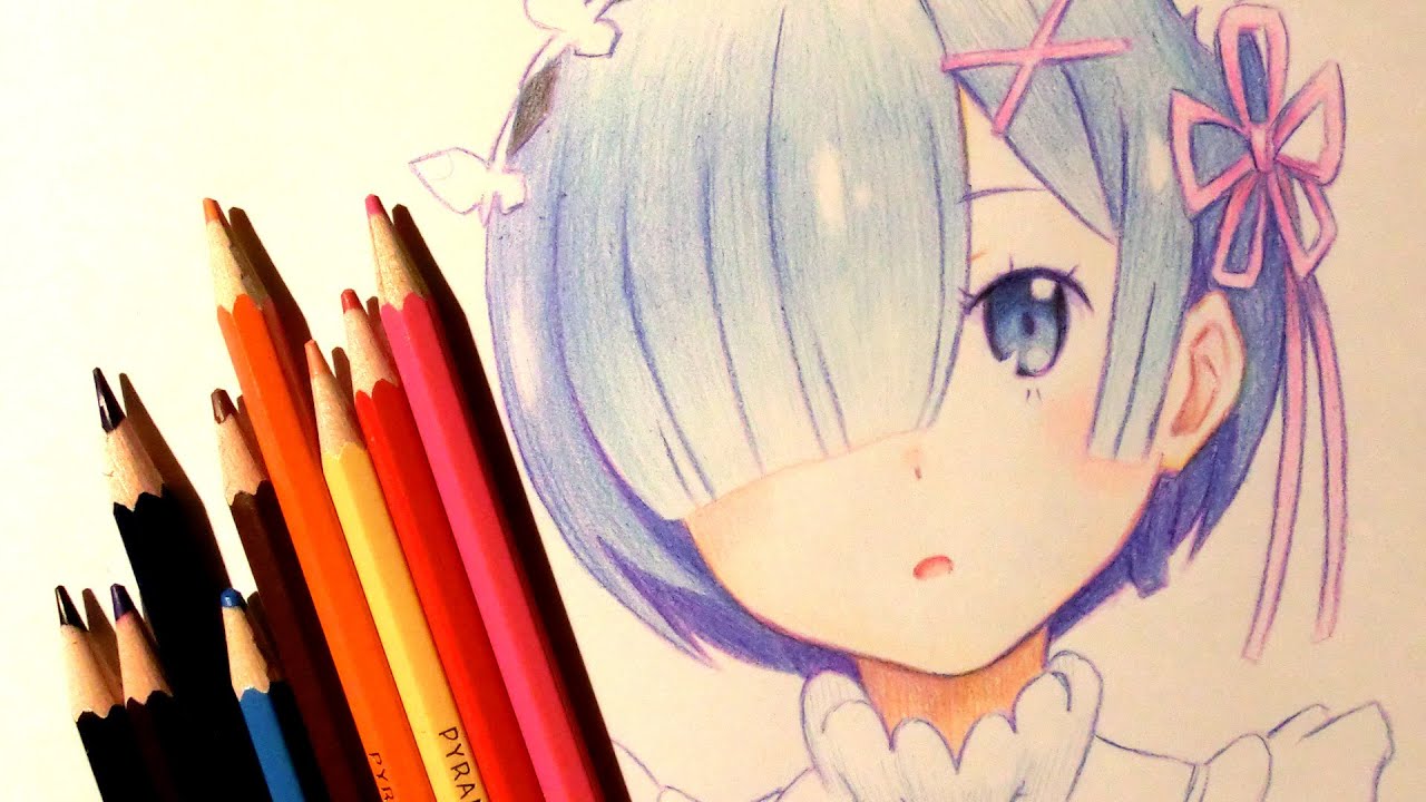 ASMR | Drawing, Coloring with Colored Pencils | Rem
