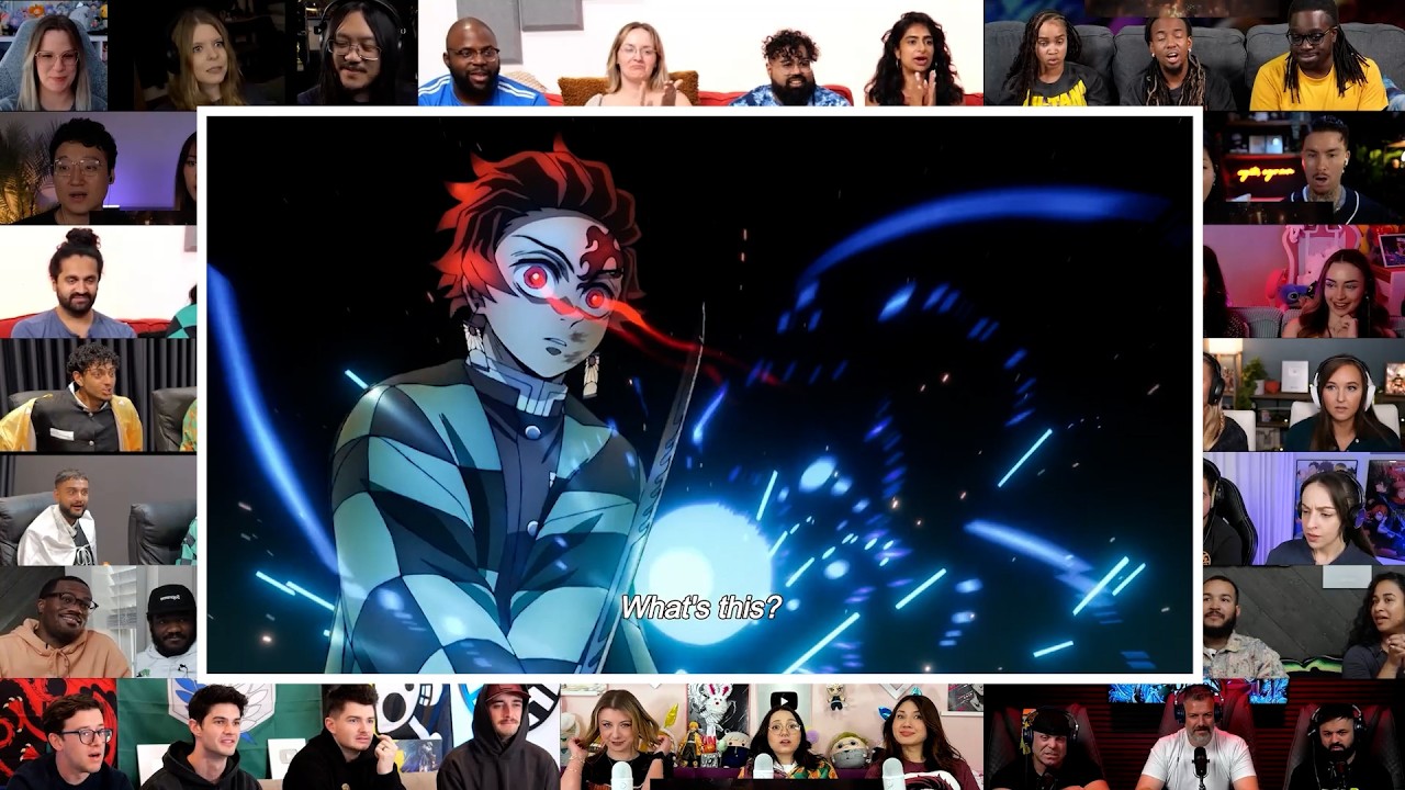 Tanjiro Transparent World - Tanjiro cuts Akaza Head | Reaction Mashup