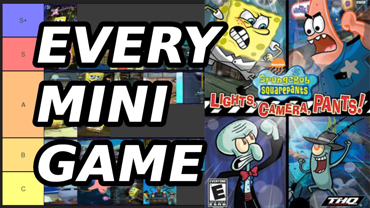 Ranking All of The Mini Games In Spongebob's PS2 Era Party Game