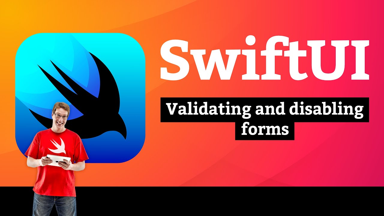 iOS 15: Validating and disabling forms &ndash; Cupcake Corner SwiftUI Tutorial 4/9