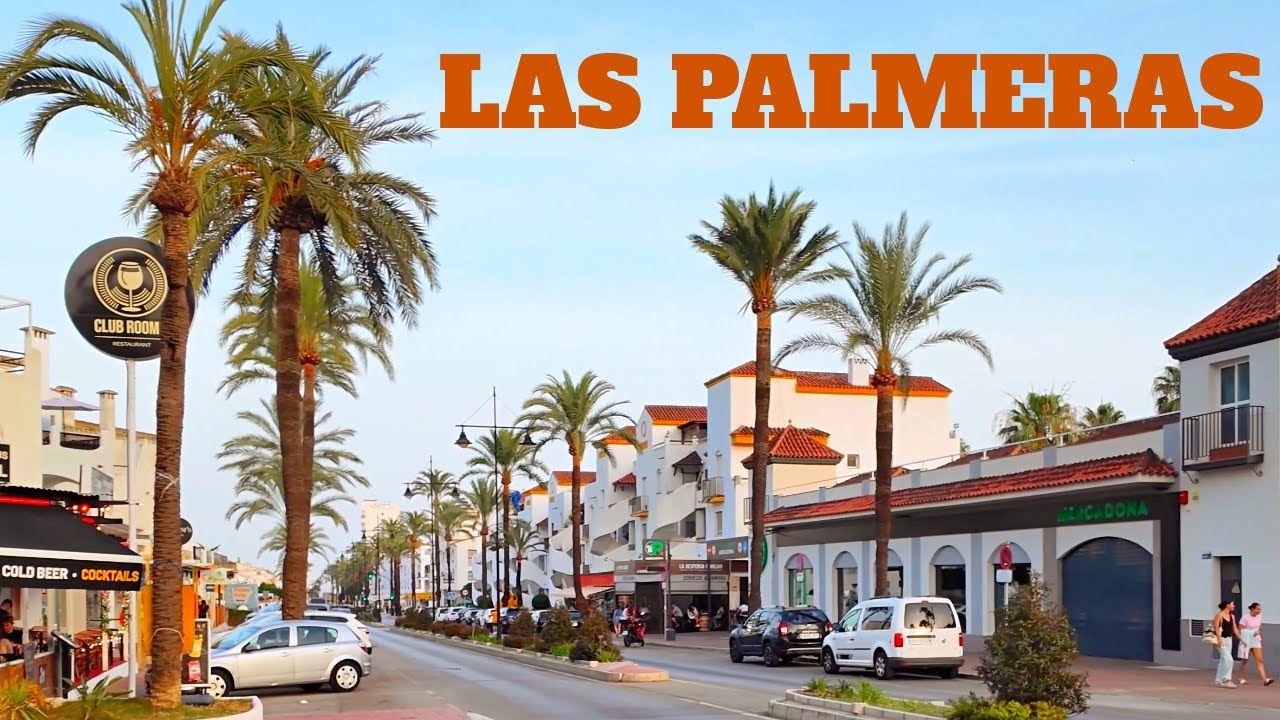 Real Life in Spain 🇪🇸 Benalmadena las Palmeras district for Quality Living & Tourism [4K 60FPS]