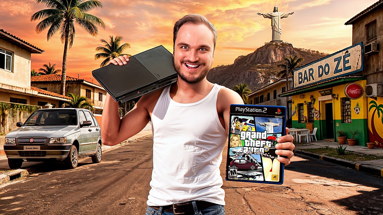 Comprei um PS2 FAT só para jogar GTA RIO DE JANEIRO
