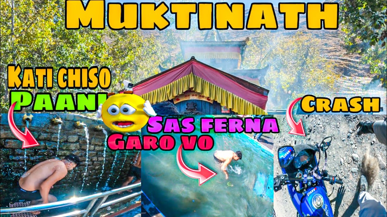 MUKTINATH DARSAN🙏😊|| CHISO LEY GARDA SAS FERNA GARO VO😨😥|| BIKE CRASH VAYO😱|| EP:2 MUSTANG ||