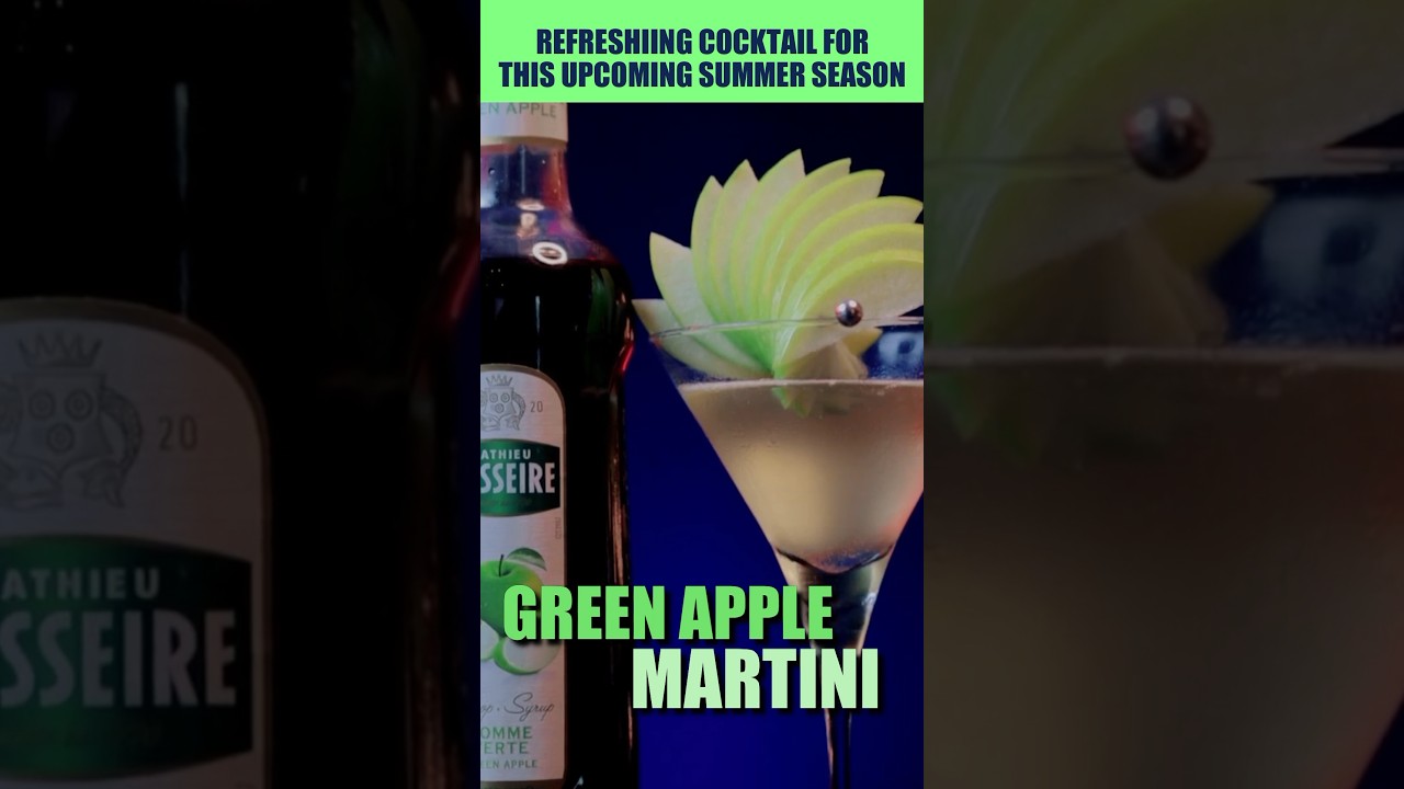 मैजिक मोमेंट्स ग्रीन ऐपल वोडका से Martini Cocktail Recipe | Dada bartender | Cocktails India