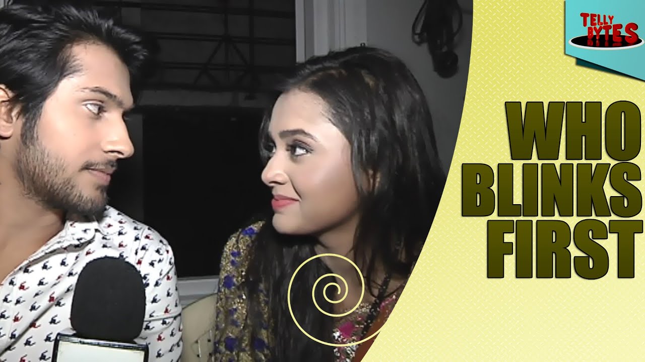 Laksh and Ragini play Who Blinks First with Tellybytes