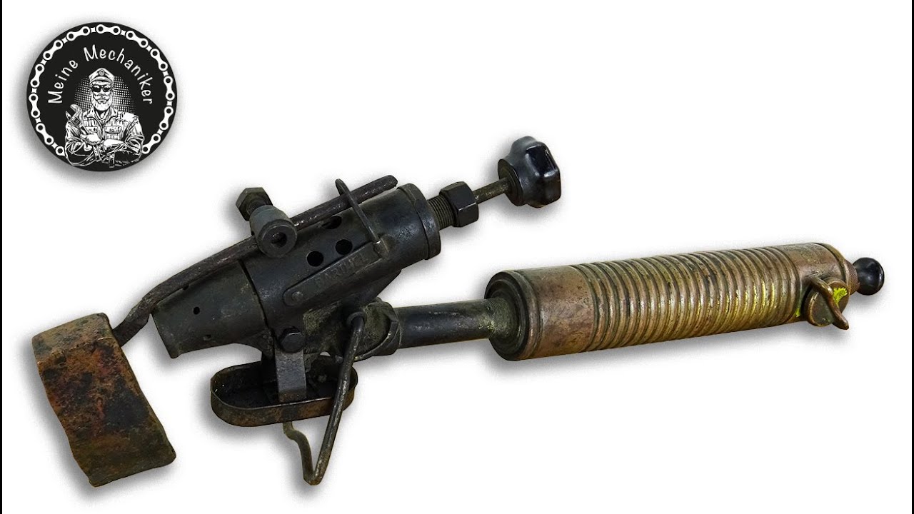 1940s Antique Blowtorch Restoration - Soldering Iron  Restoration
