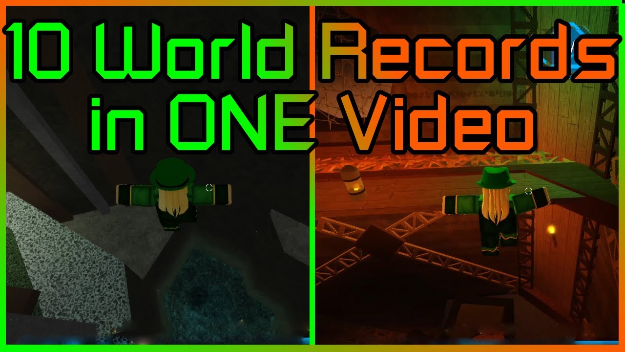 10 Flood Escape 2 World Records in ONE Video