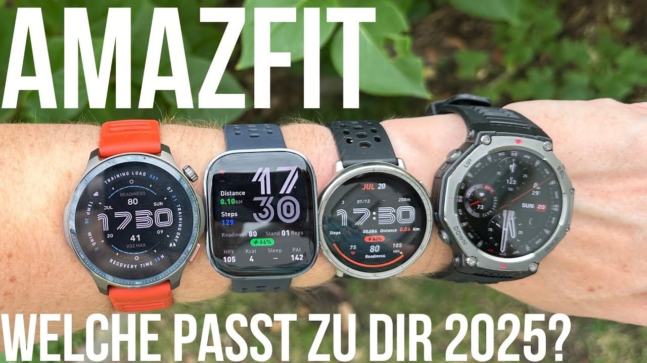 Amazfit Balance 2 / T-Rex 3 / Active 2 oder Bip 6 Welche passt am besten zu dir?