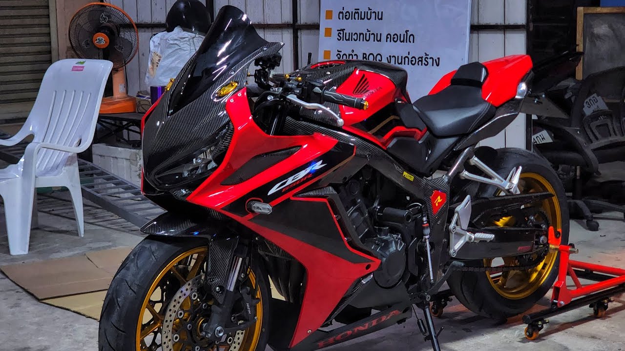 ใครไม่ดูคลิปนี้พลาด คาบอนรอบคันแบบจุกๆ HONDA CBR650R 2023 