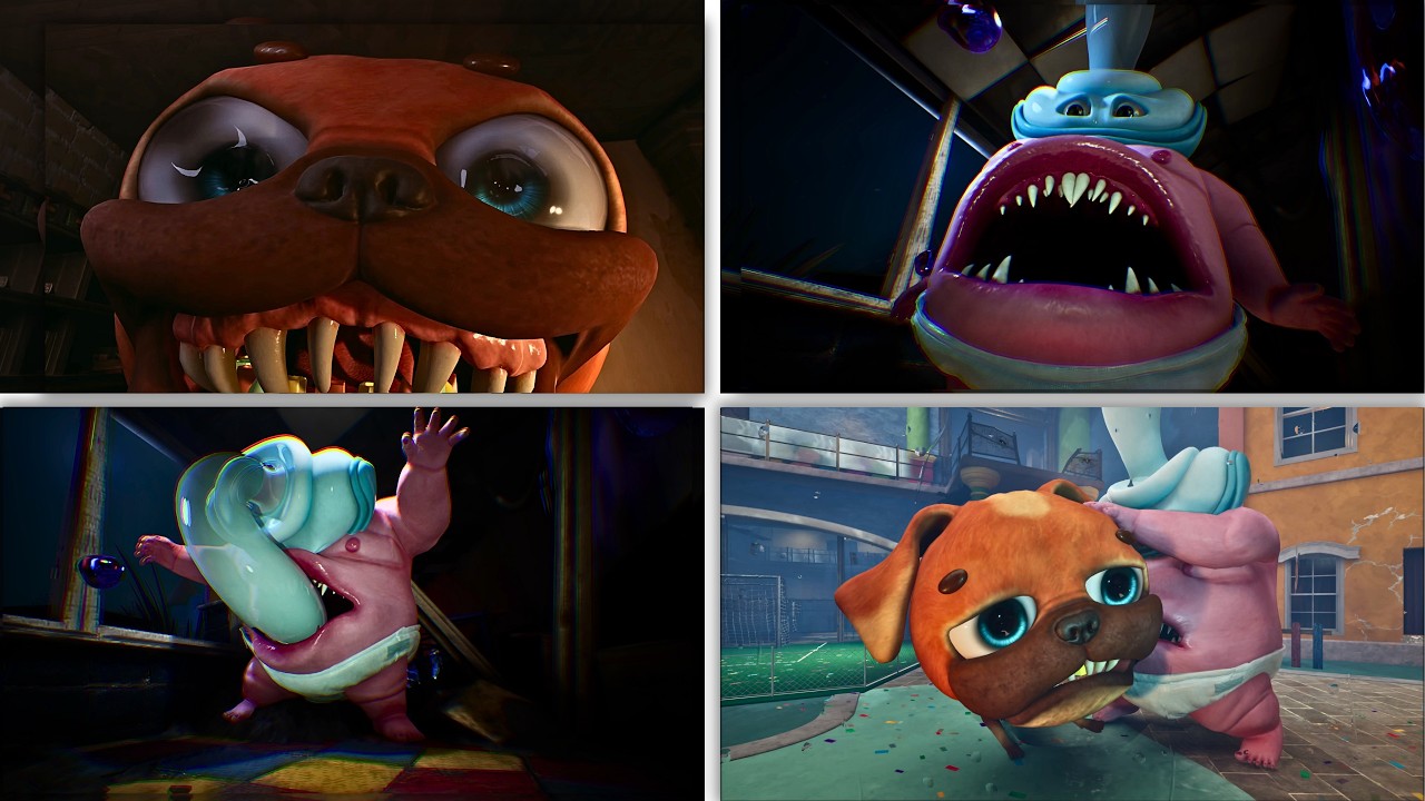 Dark Pals: The 1st Floor - All Jumpscares + All Bosses & Ending