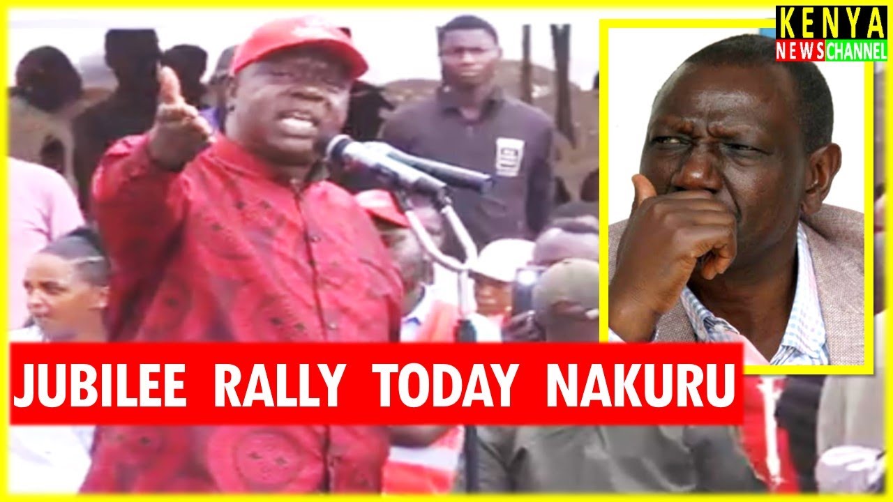Matiangi EXPLOSIVE speech today DESTROYING Ruto at Jubilee Party Rally in Nakuru