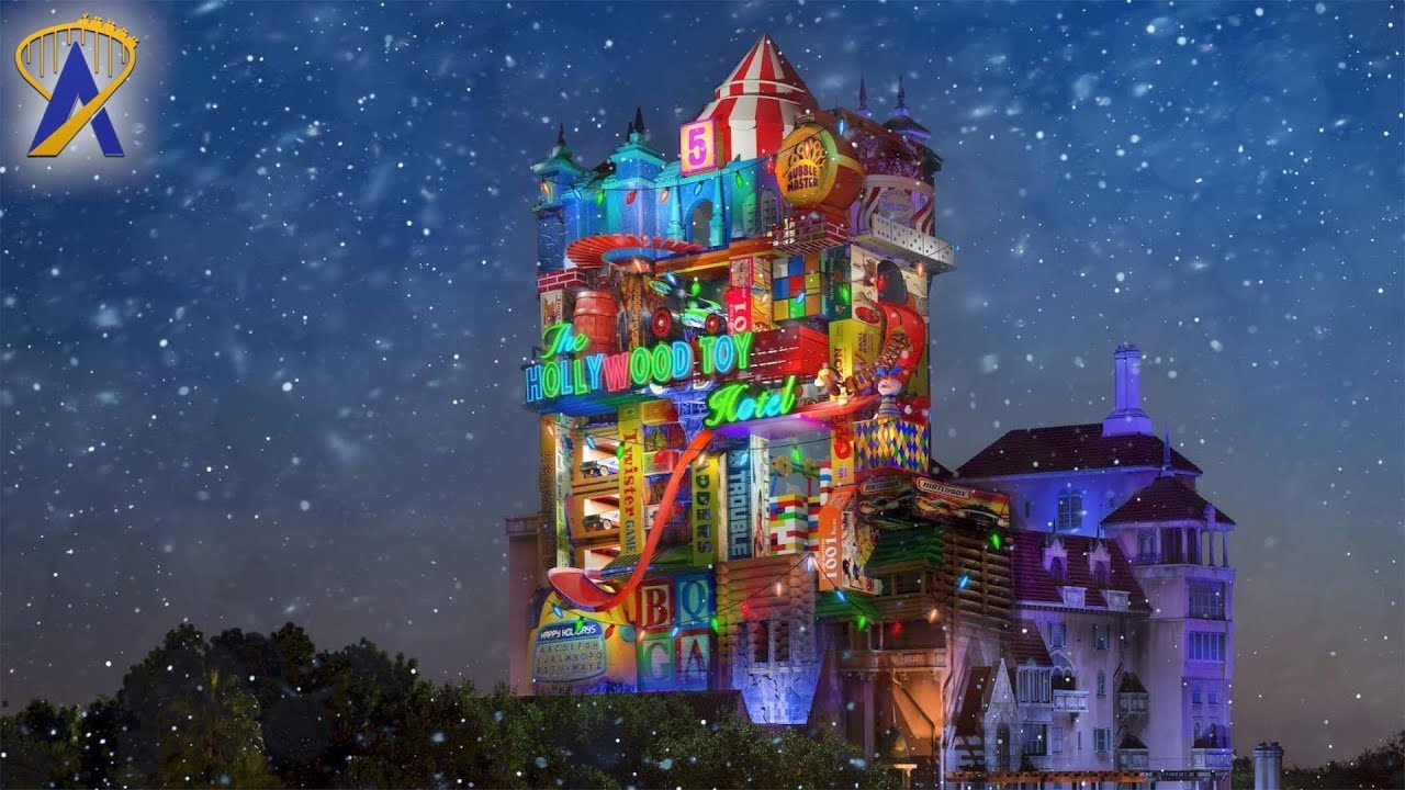 The Hollywood Toy Hotel among transformations during Sunset Seasons Greetings at Hollywood Studios