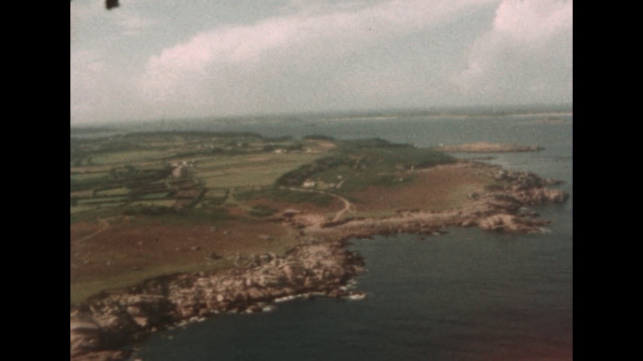 1968/69, A quick visit to St Mary's In the 60s, Helicopter + more, 8mm, Cine film.