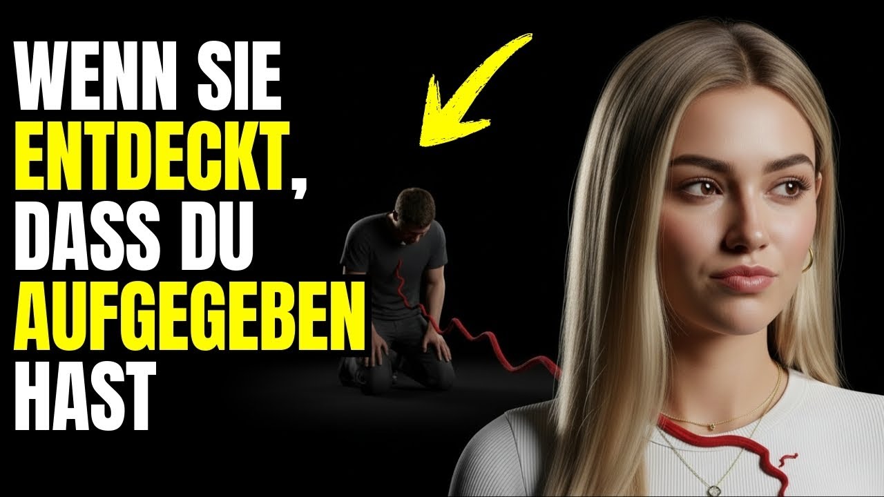 Wenn die vermeidende Frau merkt, dass du aufgegeben hast: Die 8 Phasen des inneren Zusammenbruchs