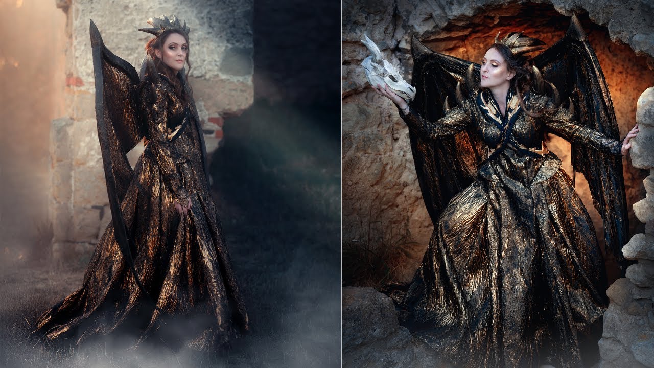 Dragon Queen Costume Part 1 : The Dress 🐉👑 | A Chaotic Journey