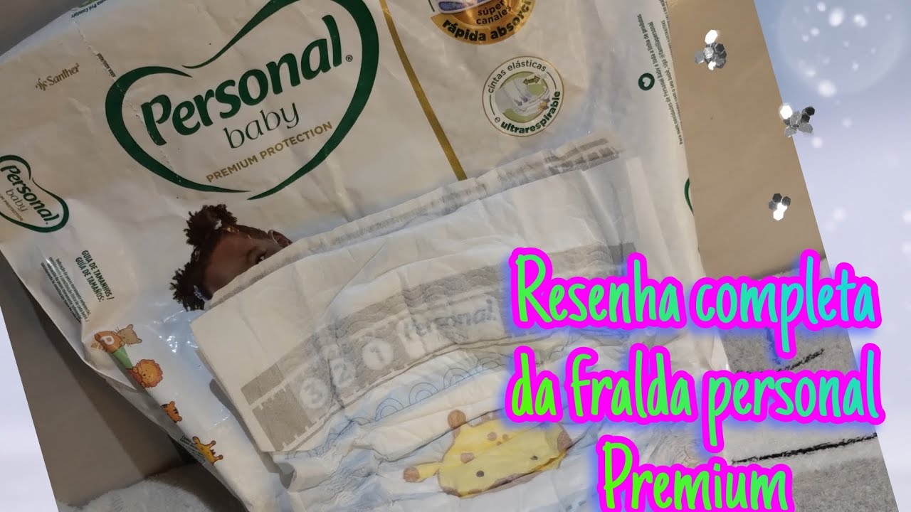 fralda personal baby Premium! experiência com  meu bebê, contei tudo pra vocês 👼