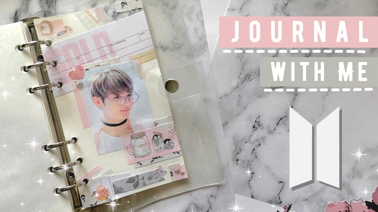 DIY BTS Journal // Jungkook Pink Theme 💕