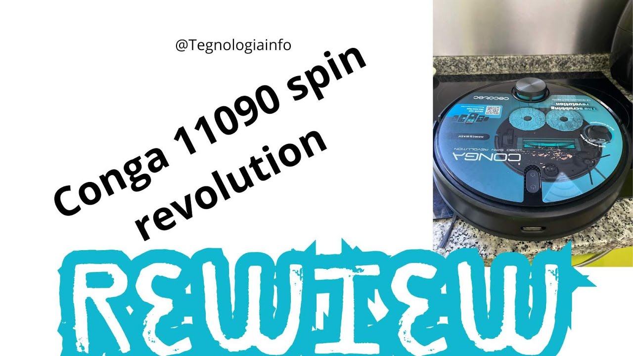 Conga 11090 spin revolution rewiew, el mejor robot fregador 💦💦 #cecotec #robotaspirador #conga11090