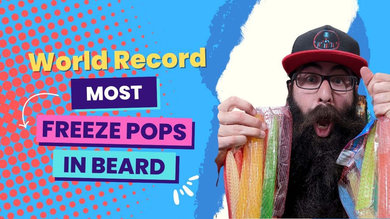 Beard Laws Set A World Record | World Record Freeze Pops In Beard
