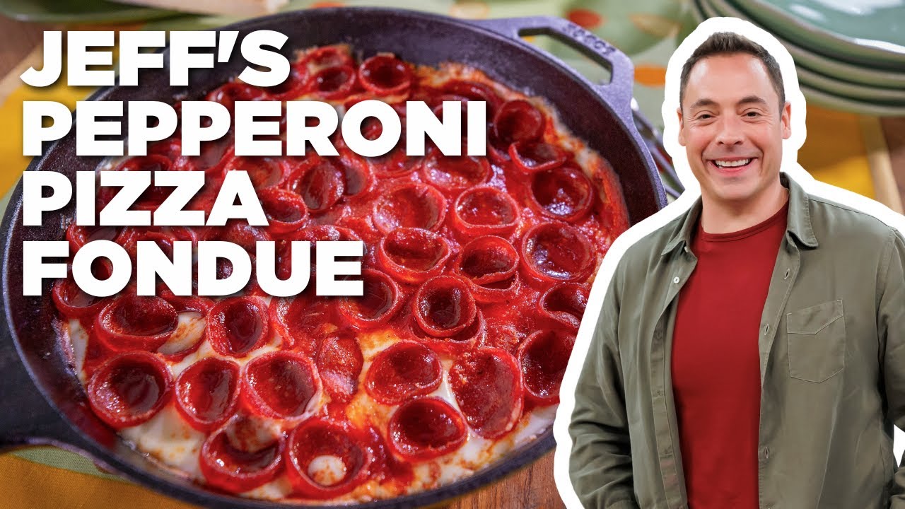 Jeff Mauro's Pepperoni Pizza Fondue | The Kitchen | Food Network