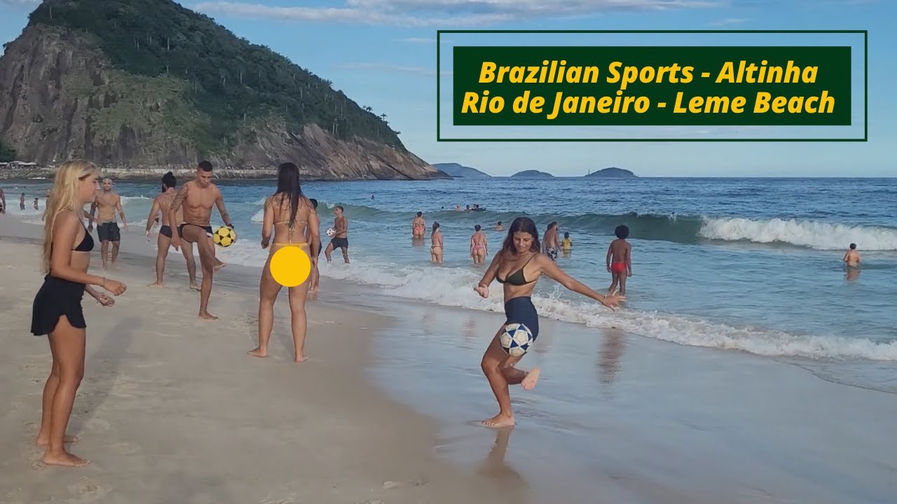 Brazilian Sports: Altinha in Rio de Janeiro/Leme beach
