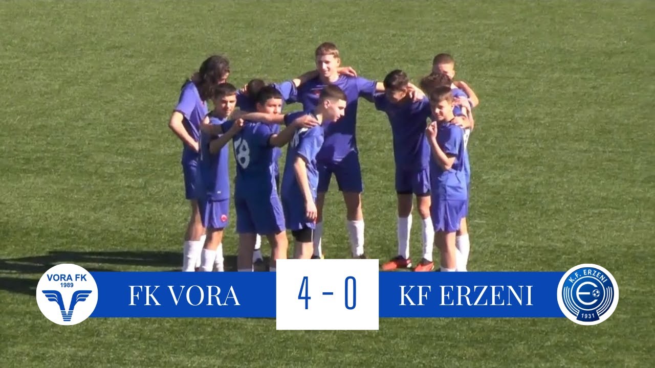 KATEGORIA E PARË U-16 | FK VORA 4-0 KF ERZENI | 16.02.2024