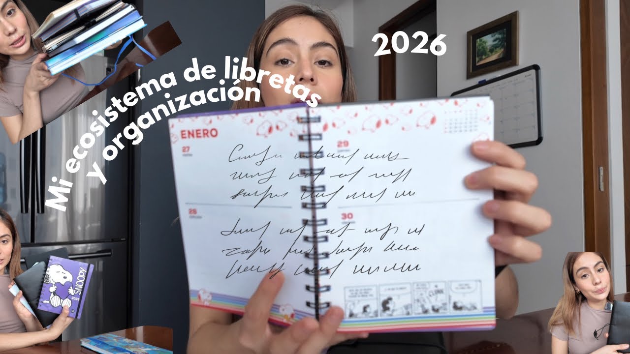 mi ecosistema de libretas y organización para 2026 ⋆౨ৎ˚ 